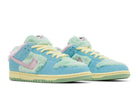Tênis Nike Dunk Sb x Verdy Visty Azul detalhe do solado