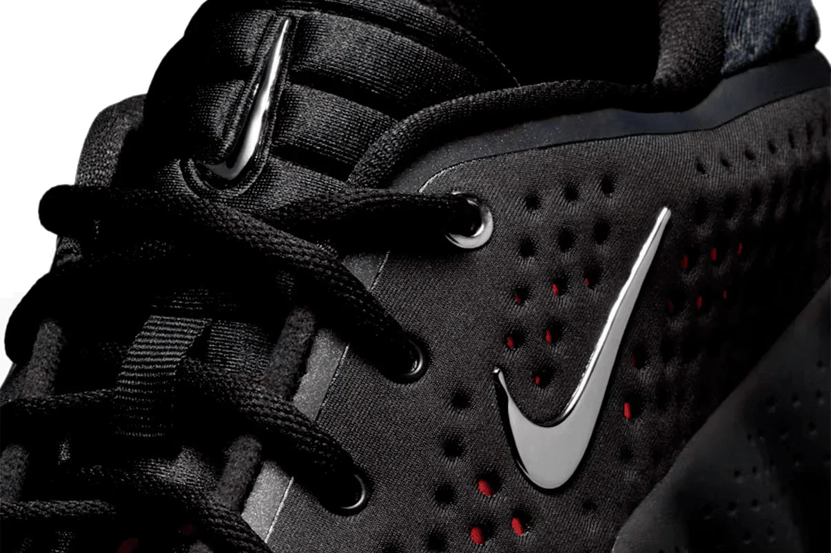 Tênis Nike Mind 002 Black Hyper Crimson Preto detalhe frontal