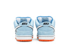 Tênis Nike SB Dunk Low Club 58 Gulf Azul detalhe do material