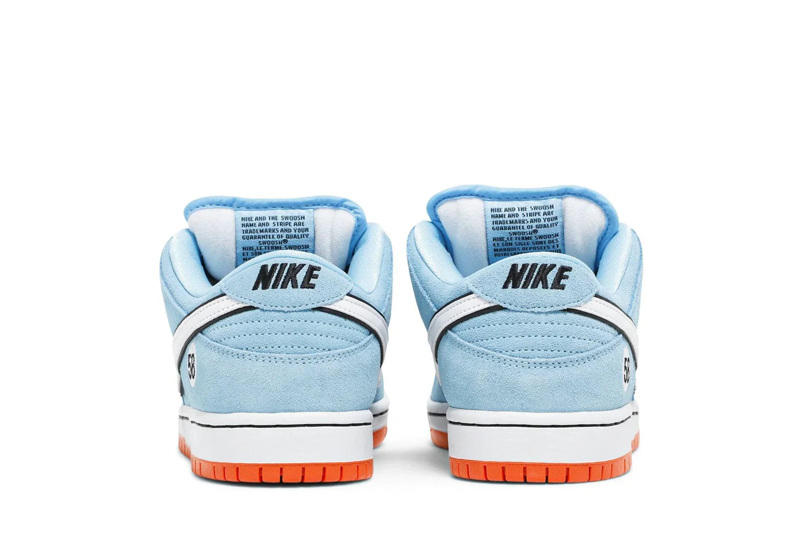 Tênis Nike SB Dunk Low Club 58 Gulf Azul detalhe do material