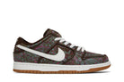 Tênis Nike SB Dunk Low PRM Paisley Brown Marrom vista superior