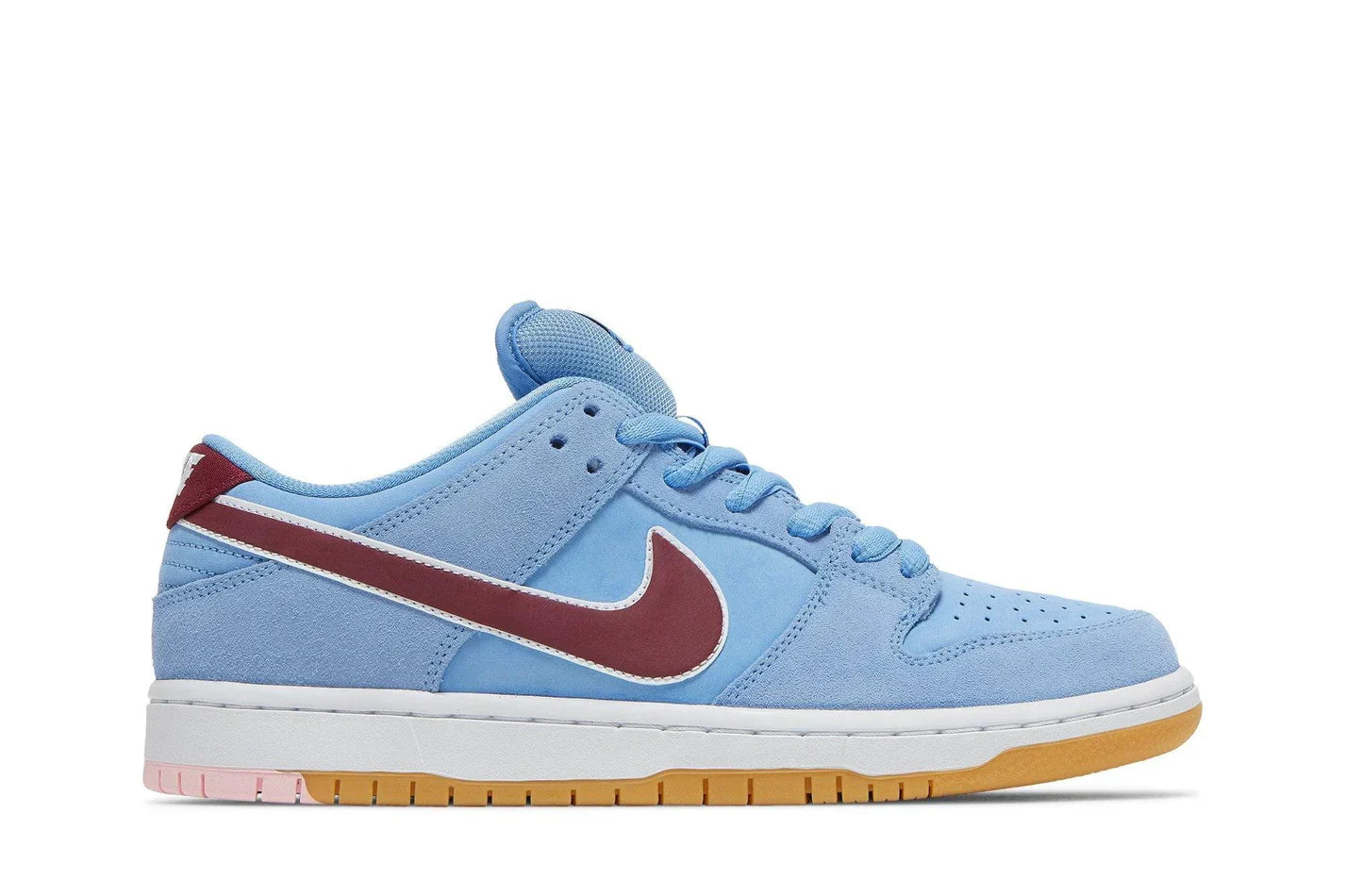 Tênis Nike SB Dunk Low PRM Phillies Azul vista superior