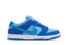 Tênis Nike SB Dunk Low Pro Blue Raspberry Azul vista lateral