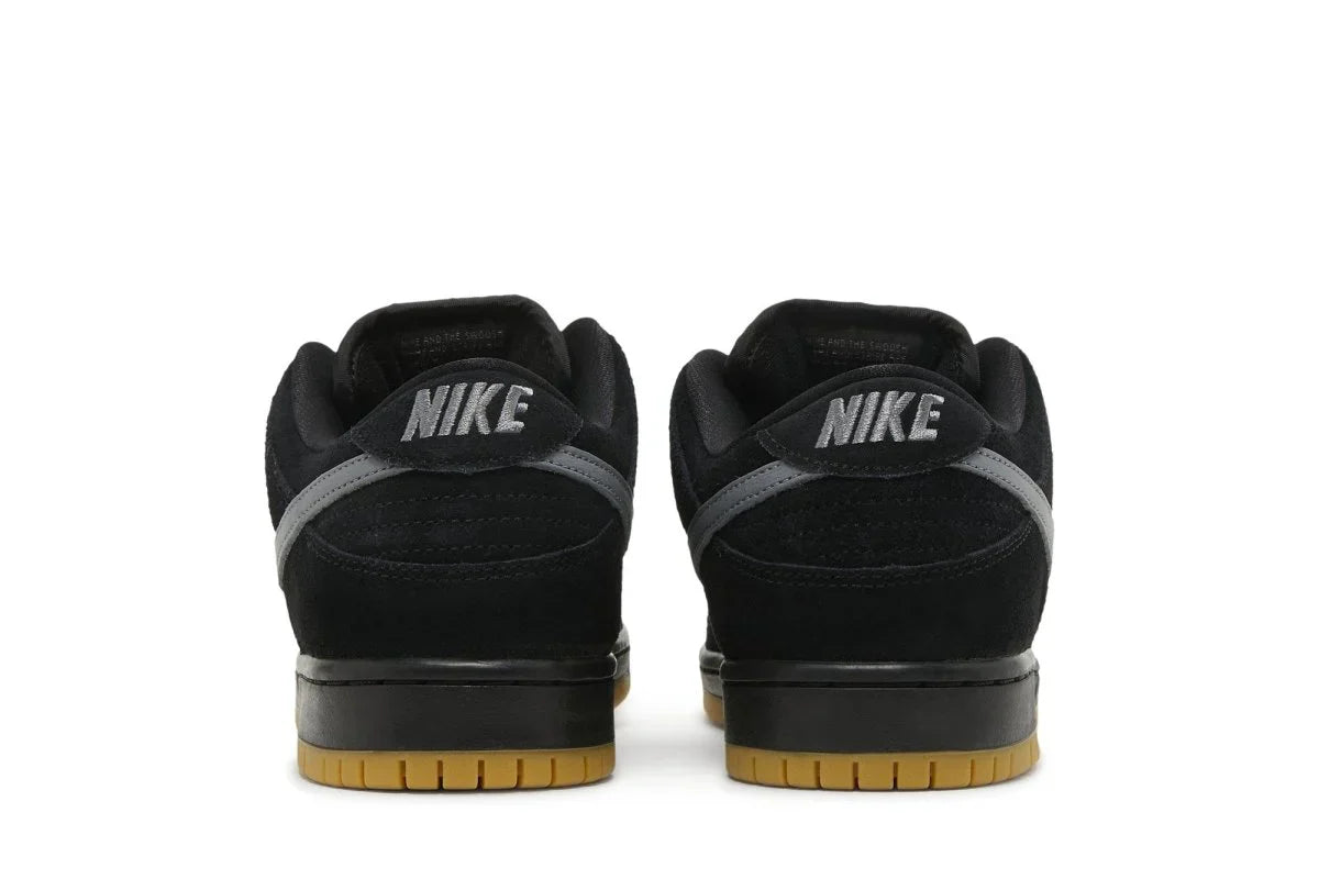 Tênis Nike Sb Dunk Low Pro Grey Black Preto detalhe do solado
