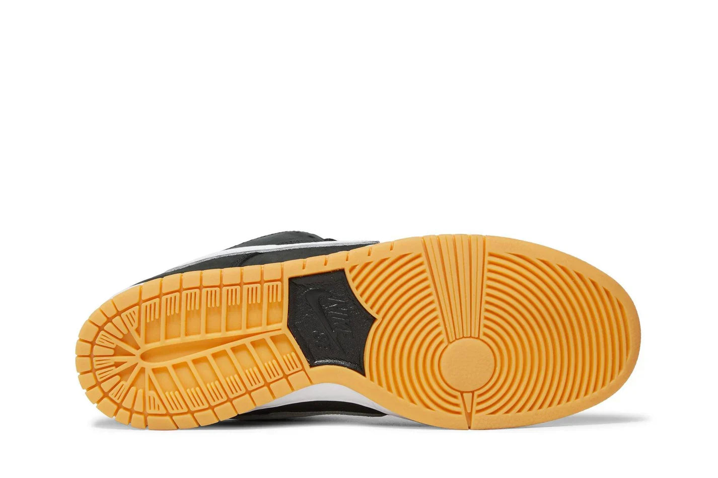 Tênis Nike SB Dunk Low Pro ISO Black Gum Preto detalhe lateral