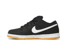 Tênis Nike SB Dunk Low Pro ISO Black Gum Preto detalhe do solado