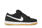 Tênis Nike SB Dunk Low Pro ISO Black Gum Preto detalhe do material