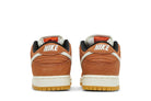 Tênis Nike SB Dunk Low Pro ISO Dark Russet Marrom detalhe do material