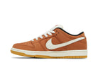 Tênis Nike SB Dunk Low Pro ISO Dark Russet Marrom detalhe lateral