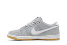 Tênis Nike SB Dunk Low Pro ISO Grey Gum Cinza detalhe do solado