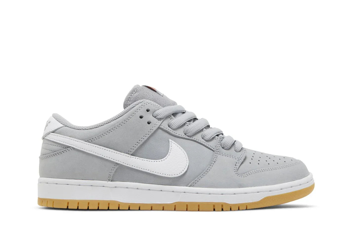 Tênis Nike SB Dunk Low Pro ISO Grey Gum Cinza vista superior