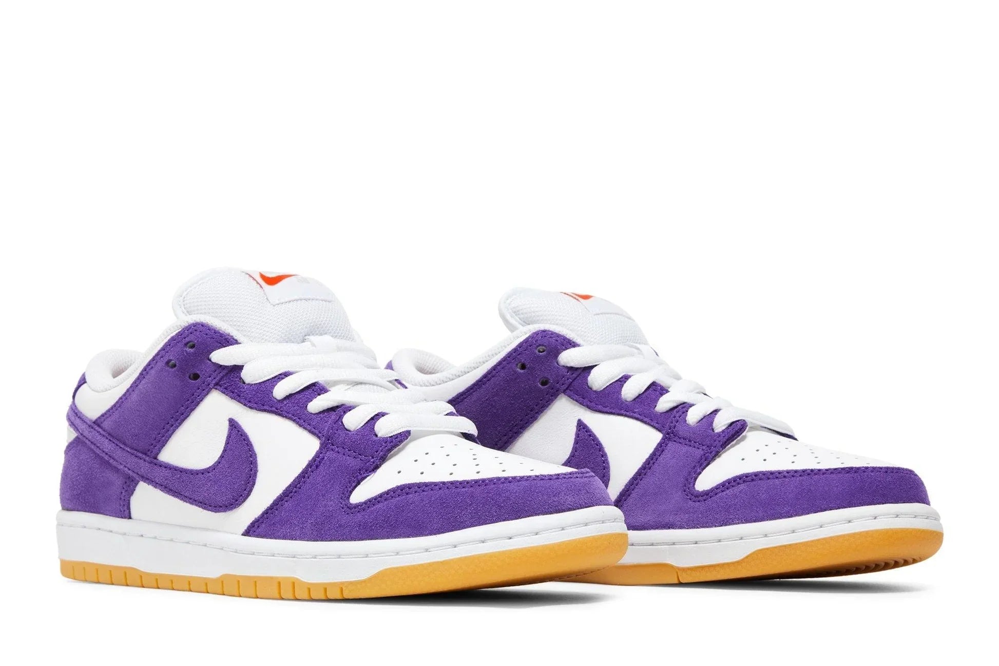 Tênis Nike SB Dunk Low Pro ISO Orange Label Court Purple Roxo vista superior