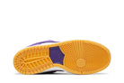 Tênis Nike SB Dunk Low Pro ISO Orange Label Court Purple Roxo detalhe do material