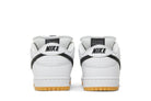 Tênis Nike SB Dunk Low Pro ISO White Gum Branco detalhe do solado