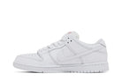 Tênis Nike Sb Dunk Low Pro Triple White Branco vista traseira