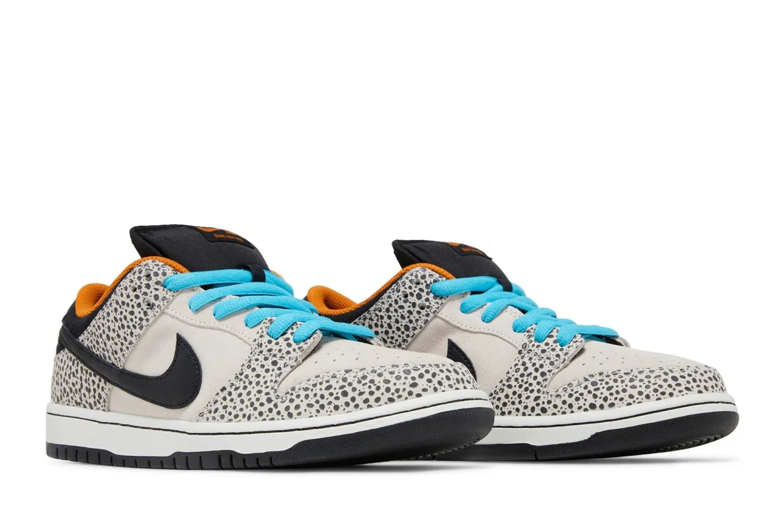 Tênis Nike Sb Dunk Low Safari Olympics Bege vista traseira