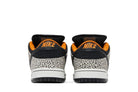 Tênis Nike Sb Dunk Low Safari Olympics Bege detalhe frontal