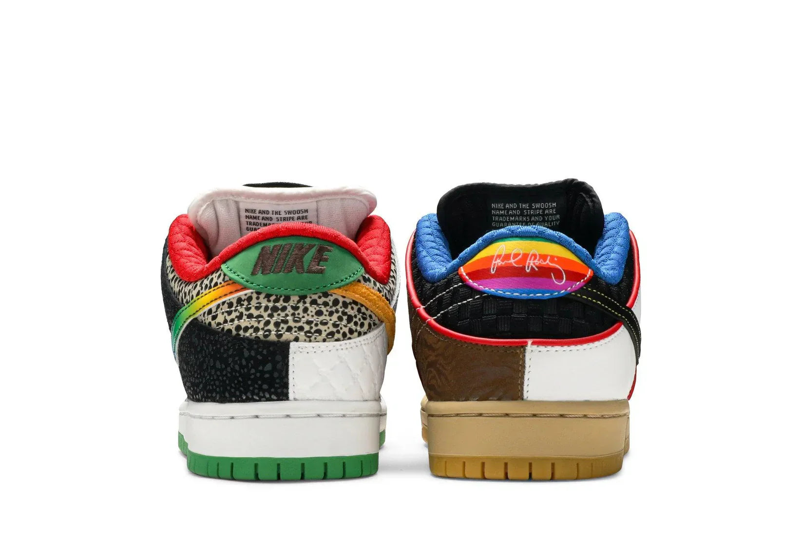 Tênis Nike SB Dunk Low What The P-Rod Colorido detalhe do material