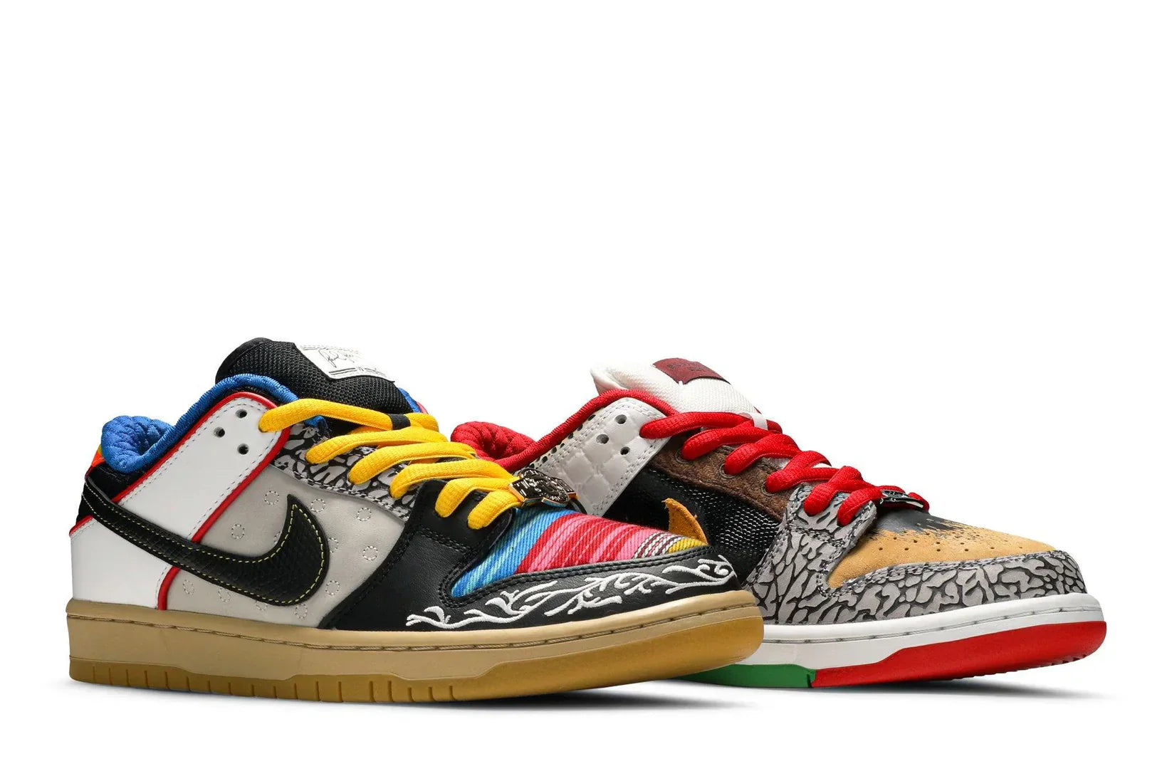 Tênis Nike SB Dunk Low What The P-Rod Colorido detalhe do solado