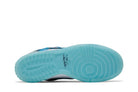 Tênis Nike Sb Dunk Low x Futura Skateboard Bleached Aqua Azul detalhe do solado