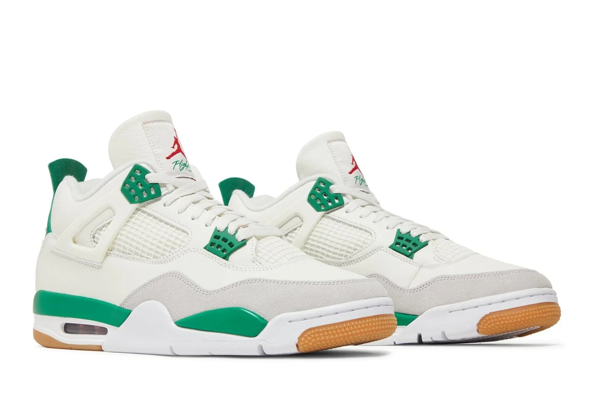 Tênis Nike SB x Air Jordan 4 Retro Pine Green Verde vista superior