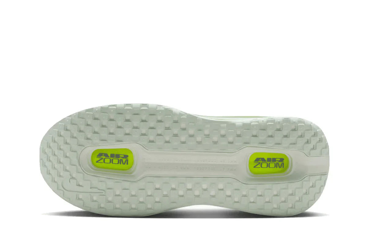 Tênis Nike Vomero Premium Barely Volt Verde detalhe do material