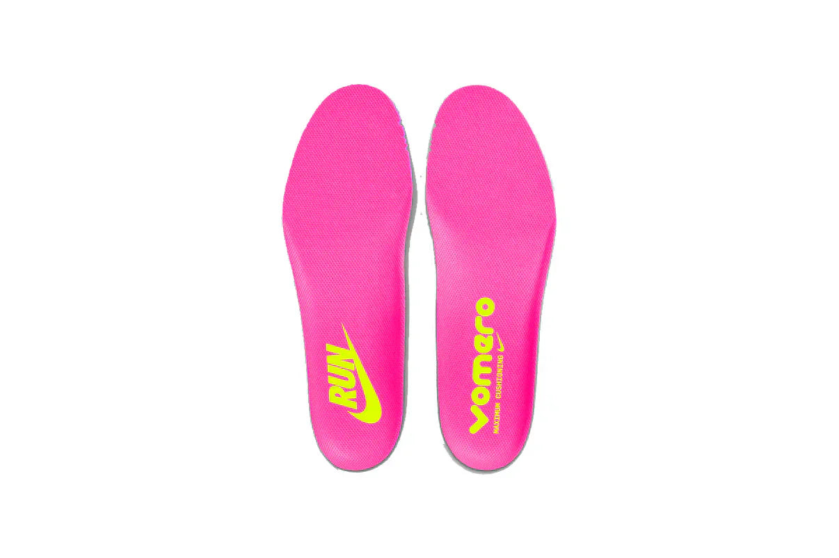 Tênis Nike Vomero Premium Hyper Pink Rosa detalhe do material