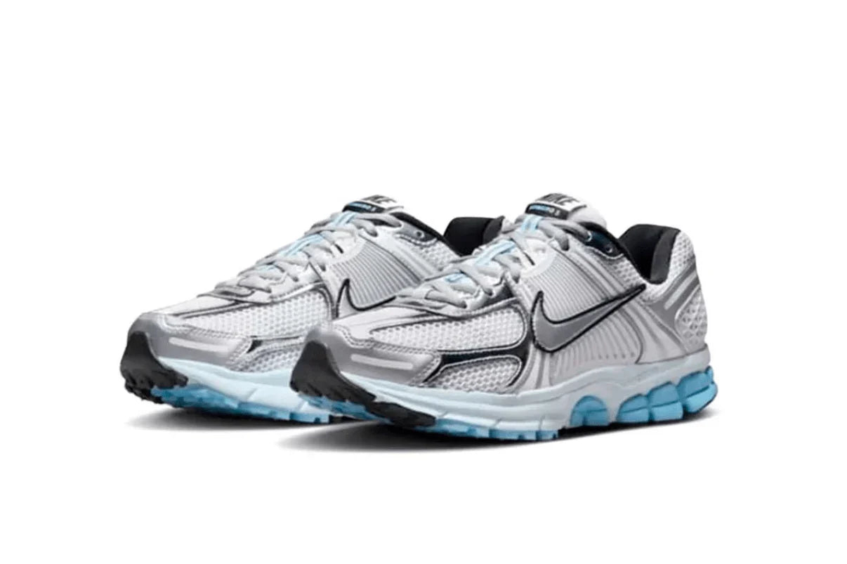 Tênis Nike Zoom Vomero 5 Metallic Silver & Blue Tint Prateado/Azul vista superior