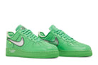 Tênis Off-White x Nike Air Force 1 Low Green Brooklyn Verde detalhe do solado