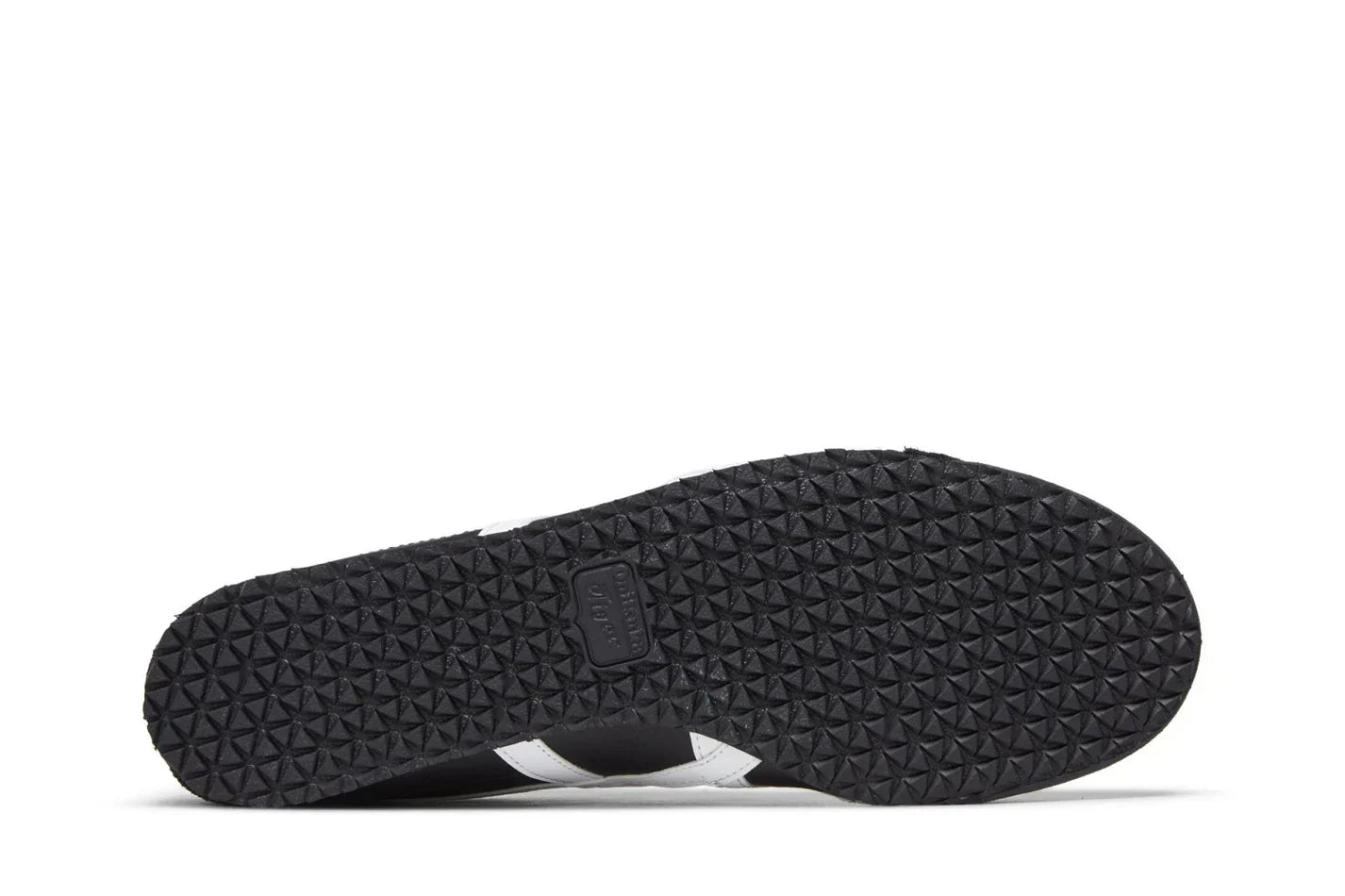 Tênis Onitsuka Tiger Mexico 66 Black and White Preto vista traseira