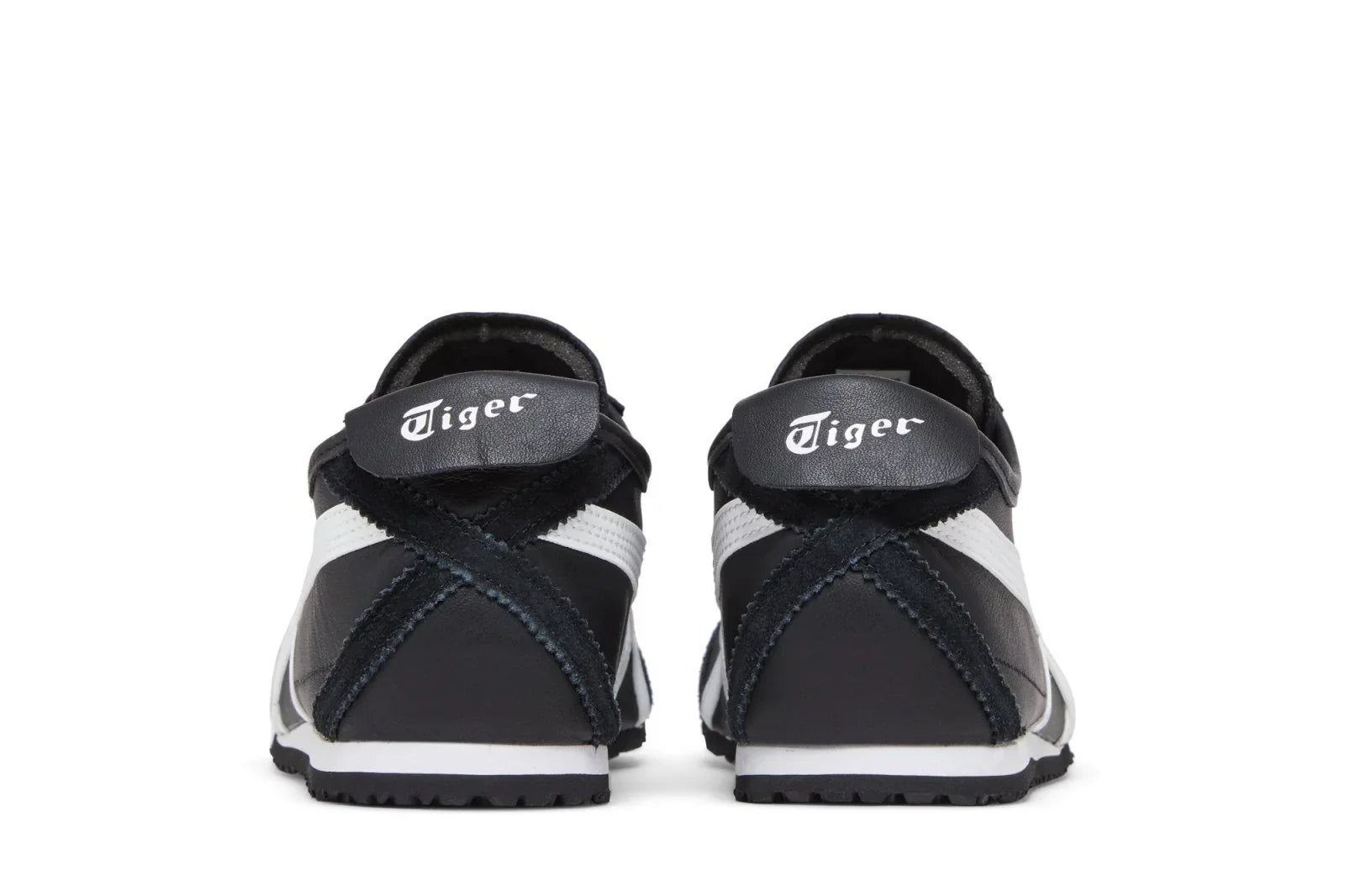 Tênis Onitsuka Tiger Mexico 66 Black and White Preto vista superior