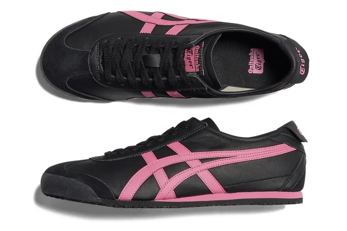 Tênis Onitsuka Tiger Mexico 66 Black/Dragon Fruit Preto detalhe do solado