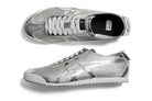 Tênis Onitsuka Tiger Mexico 66 Glitter Pack Pure Silver Prateado detalhe lateral