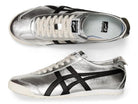 Tênis Onitsuka Tiger Mexico 66 Pure Silver Black Cinza detalhe lateral