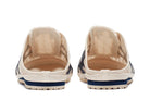 Tênis Onitsuka Tiger Mexico 66 Sabot Birch Peacoat Bege detalhe frontal
