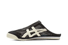 Tênis Onitsuka Tiger Mexico 66 Sabot Black Cream Preto detalhe frontal