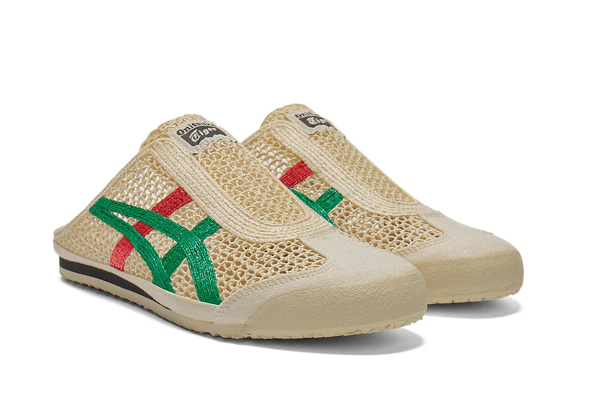 Tênis Onitsuka Tiger Mexico 66 Sabot Cream Kale Bege vista superior