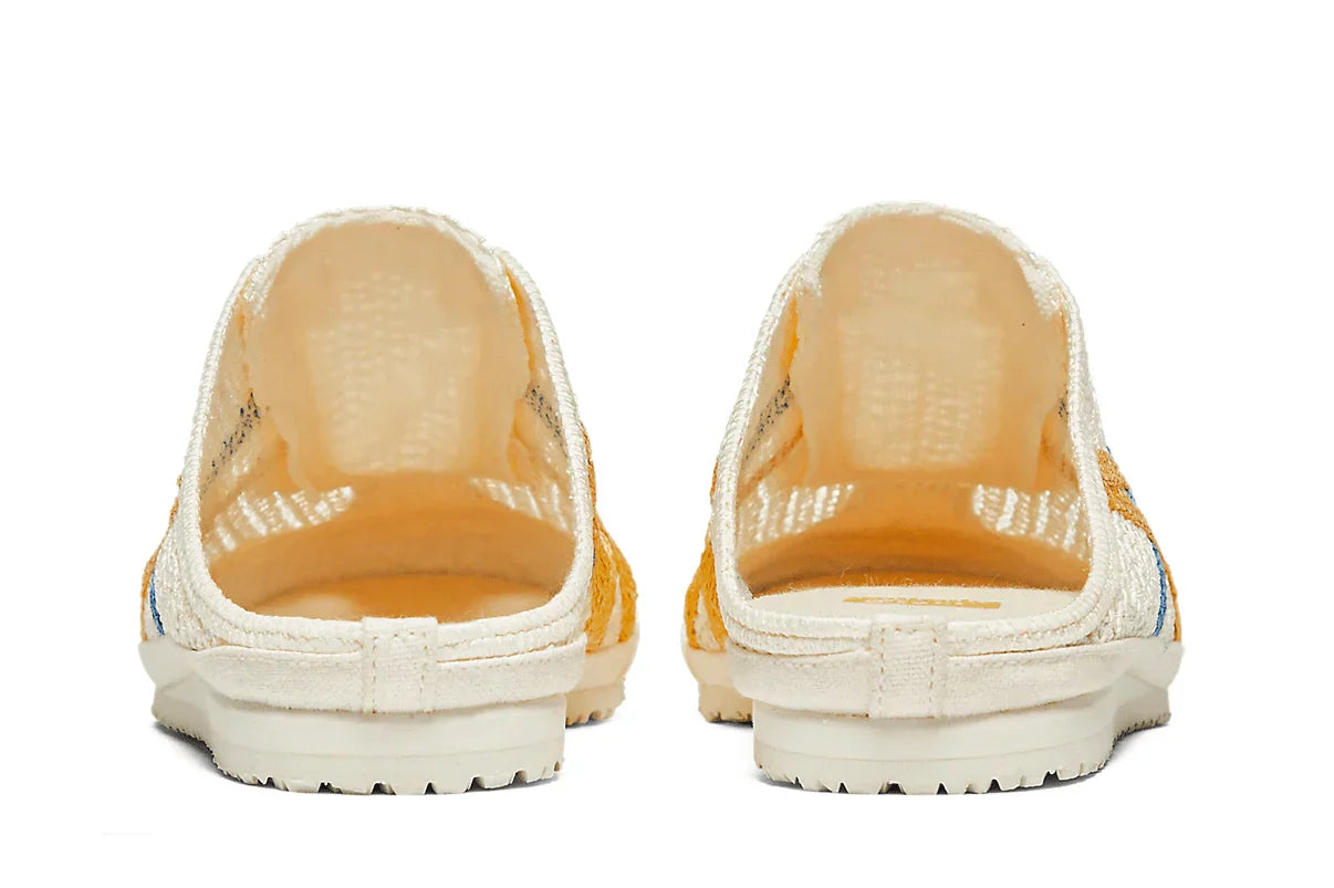 Tênis Onitsuka Tiger Mexico 66 Sabot Cream Mustard Bege detalhe frontal