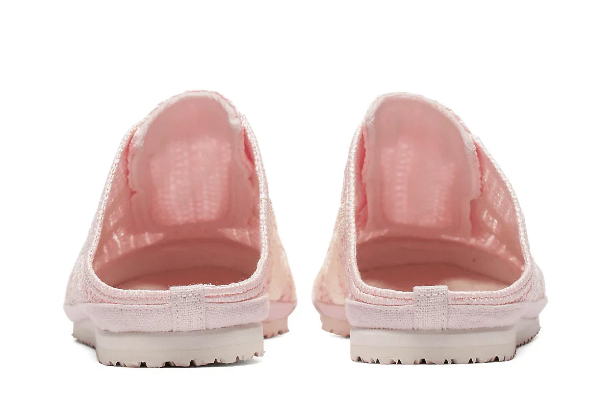 Tênis Onitsuka Tiger Mexico 66 Sabot Crystal Pink Cream Rosa detalhe frontal