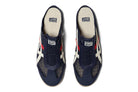 Tênis Onitsuka Tiger Mexico 66 Sabot Iron Navy Cream Azul detalhe do material
