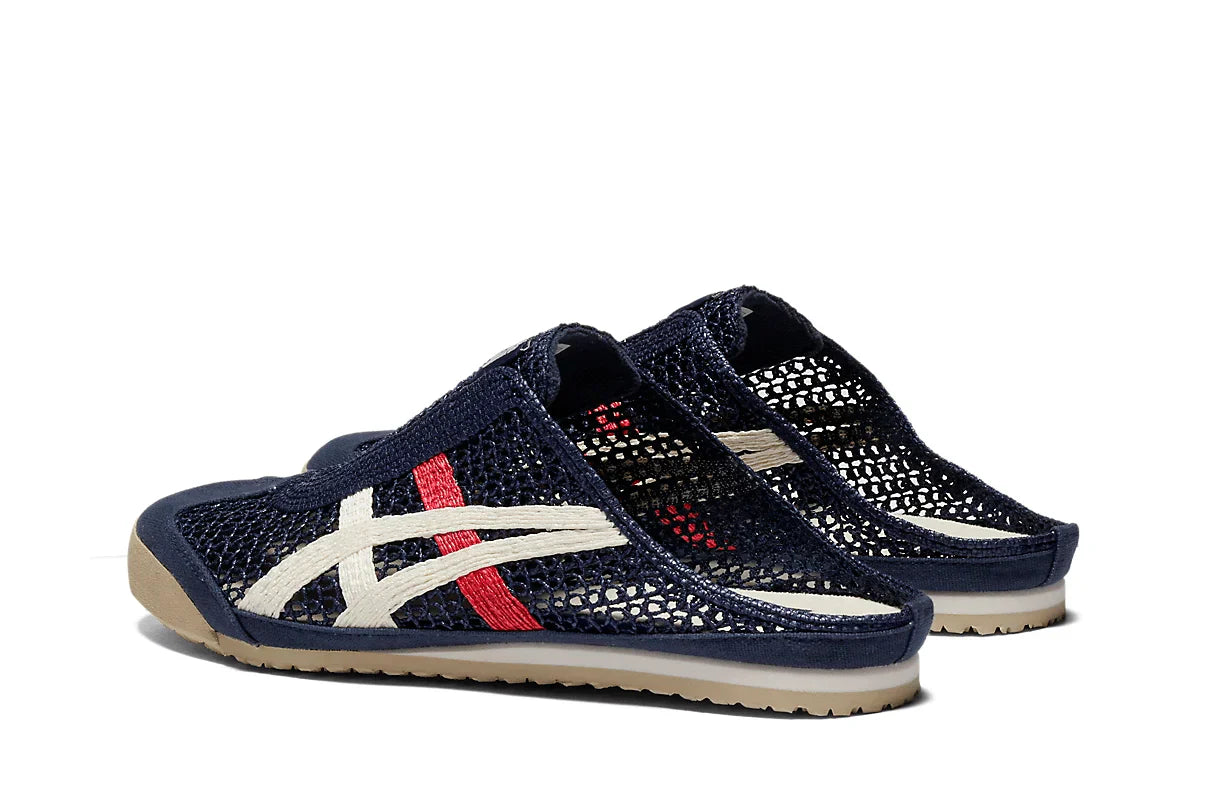 Tênis Onitsuka Tiger Mexico 66 Sabot Iron Navy Cream Azul vista superior