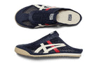Tênis Onitsuka Tiger Mexico 66 Sabot Iron Navy Cream Azul detalhe do solado