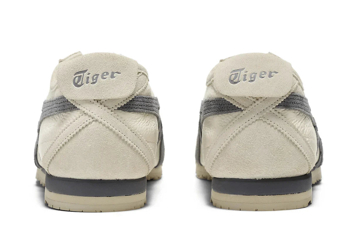 Tênis Onitsuka Tiger Mexico 66 SD Birch Metropolis Bege detalhe frontal