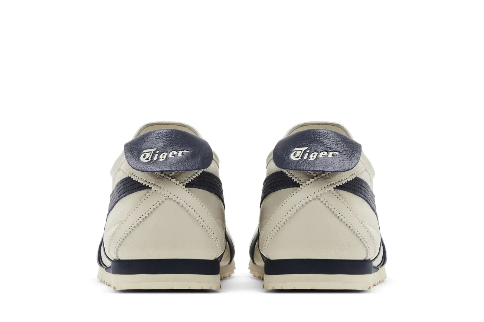 Tênis Onitsuka Tiger Mexico 66 SD Birch Peacoat Bege vista traseira