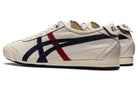 Tênis Onitsuka Tiger Mexico 66 SD Cream Peacoat Navy Red Bege detalhe do solado