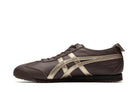 Tênis Onitsuka Tiger Mexico 66 SD Licorice Brown Champagne Marrom detalhe lateral