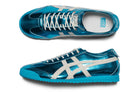 Tênis Onitsuka Tiger Mexico 66 SD Metallic Series Pale Mint Cream detalhe do material