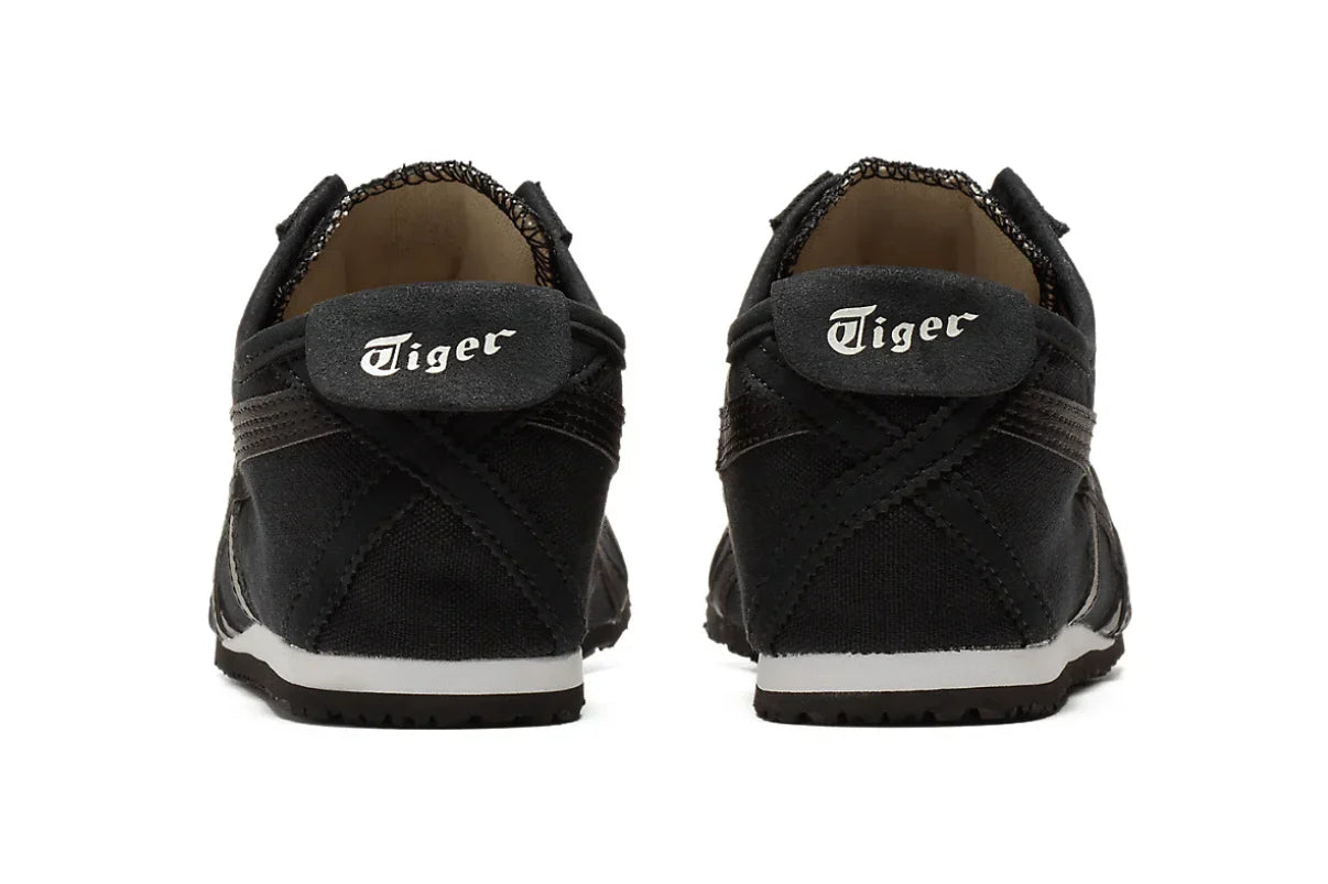 Tênis Onitsuka Tiger Mexico 66 Slip-On Black Preto detalhe frontal