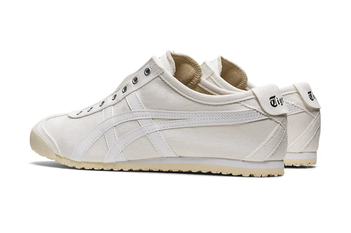 Tênis Onitsuka Tiger Mexico 66 Slip-On White Branco detalhe do solado