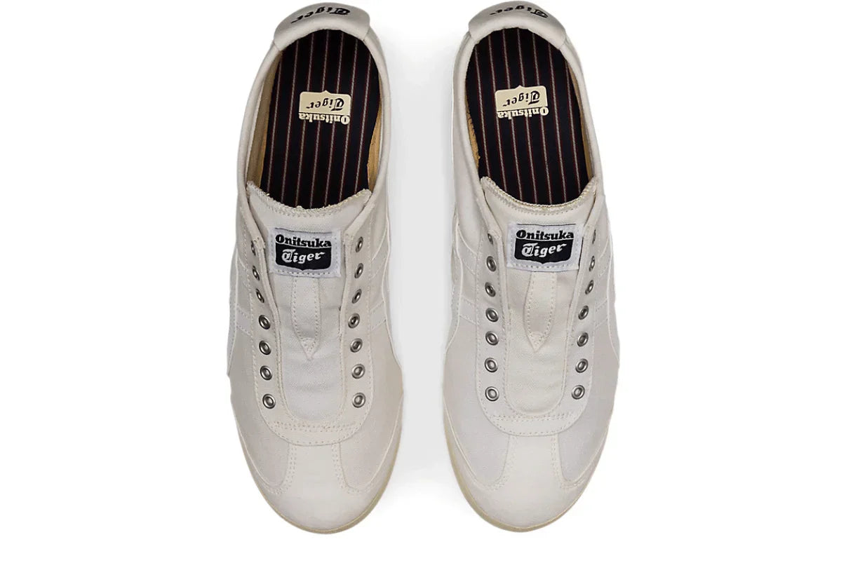 Tênis Onitsuka Tiger Mexico 66 Slip-On White Branco vista traseira